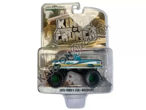 Greenlight Ford F-250 Pick-up Bigfoot Monster Truck Wildfoot 1993 1:64 49110F