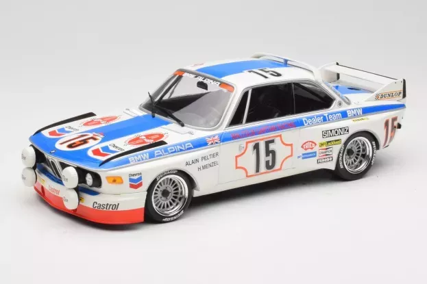 Minichamps Bmw 3.0 Csl Alpina N 15 24h Spa 1973 Peltier Menzel 1:18 155732695