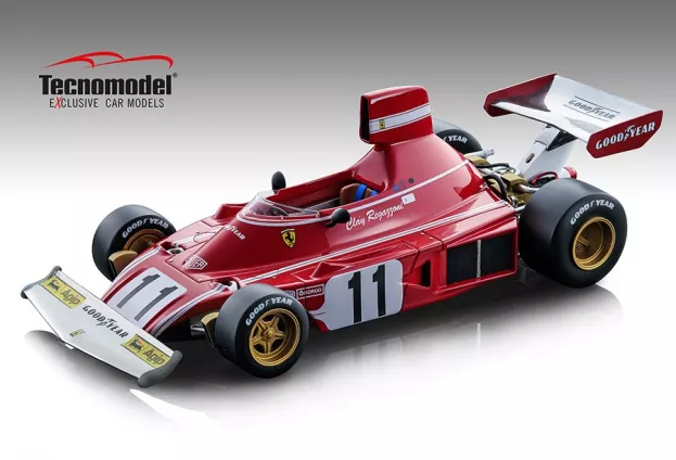Tecnomodel Ferrari F1 312b3 N 11 Winner German Gp 1974 Clay Regazzoni 1:18 TM18-89B