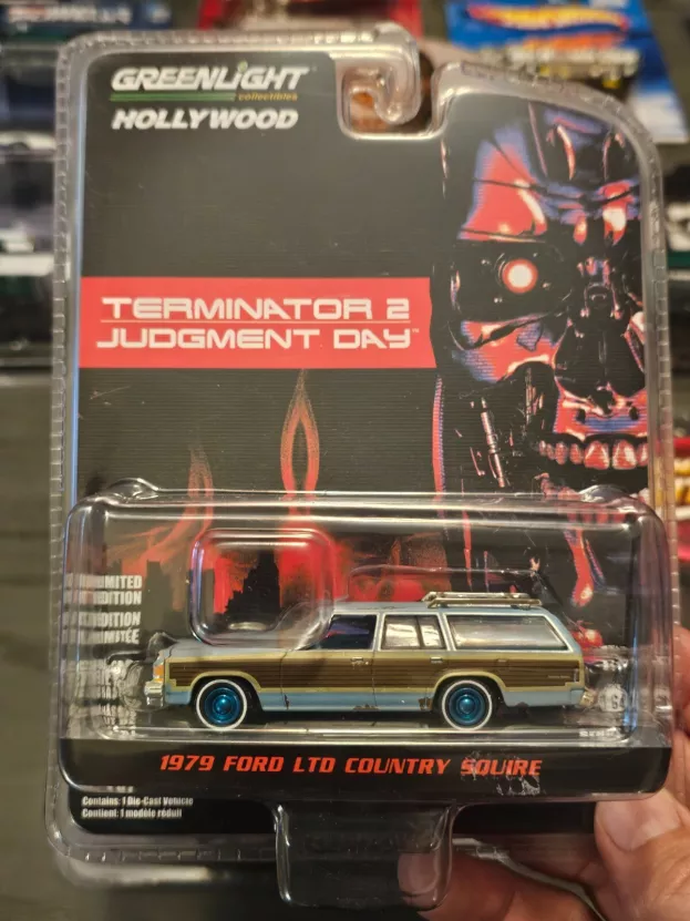 Greenlight Ford Ltd Contry Squire Station Wagon 1979 Terminator 2 Movie 1991 The Judgment Day Il Giorno Del Giudizio 1:64 44920C