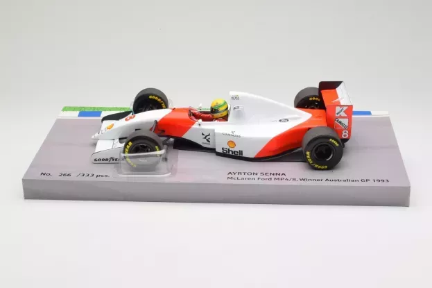 Minichamps Mclaren F1 Ford Mp4 8 V8 Team Marlboro N 8 Winner Australian Adelaide Gp 1993 Ayrton Senna 1:18 543933838