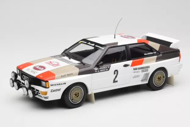 Minichamps Audi Quattro N 2 Rally Montecarlo 1983 H.mikkola A.hertz 1:18 155831102