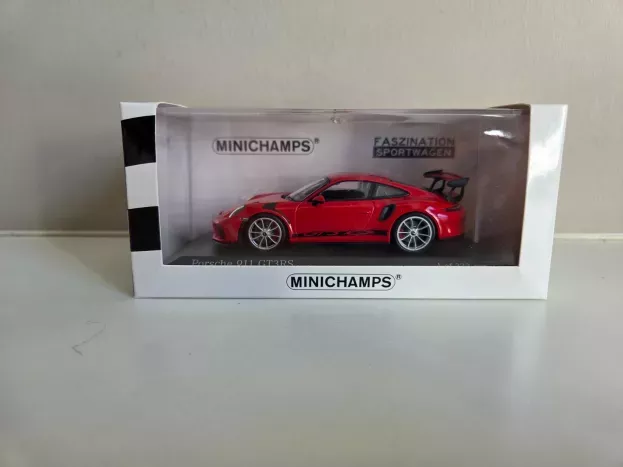 Minichamps Porsche 911 991-2 Gt3 Rs Coupe 2018 Silver Rims 1:43 413067070