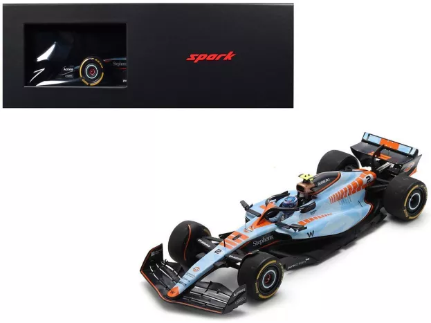 Spark Williams F1 Fw45 Team Williams Racing Gulf N 2 Singapore Gp 2023 Logan Sargeant 1:18 18S969