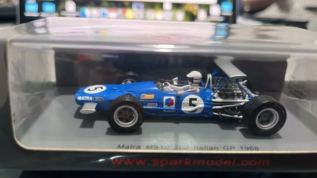 Spark Matra Simca F1 Ms10 N 5 2nd Italian Gp 1968 J.servoz-gavin 1:43 S5381