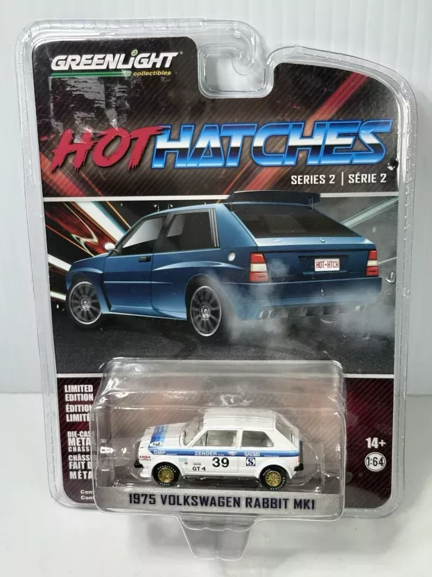 Greenlight Volkswagen Golf Mki Rabbit N 39 Race 1975 1:64 63020B