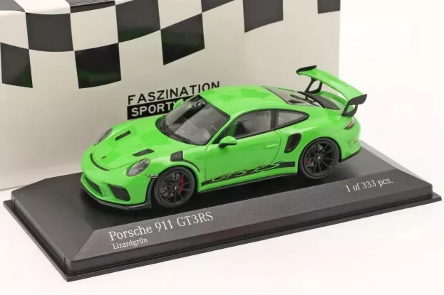 Minichamps Porsche 911 991-2 Gt3 Rs Coupe 2018 Black Rims 1:43 413067042