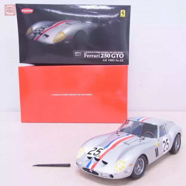 Kyosho Ferrari 250 Gto 3.0l V12 Coupe Team Ecurie Francorchamps N 25 4th 24h Le Mans 1963 Leon Dernier Elde Pierre Dumay 1:18 08434A