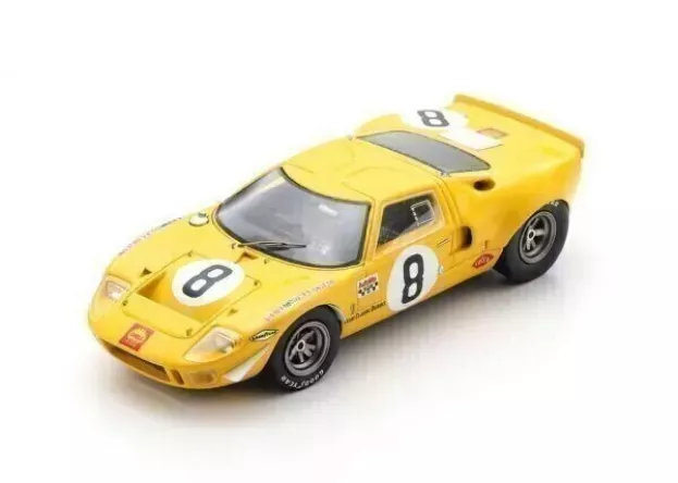 Spark Ford Gt40 4.7l V8 Team C.dubois N 8 24h Le Mans 1968 W.mairesse ''beurlys'' J.blaton 1:43 S4540