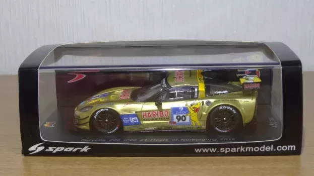 Spark Chevrolet Corvette Z06 N 90 24h Nurburgring 2012 J.magnussen R.westbrook T.milner D.keilwitz 1:43 SG029