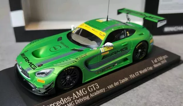 Minichamps Mercedes Gt-s Amg Gt3 Team Driving Academy Mortara N 2 Macau Gt Cup Fia Gt World Cup 2016 R.van De Zande 1:43 437163102