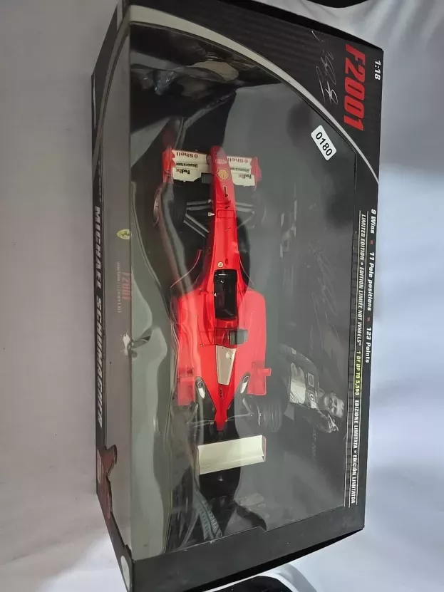 Hot Wheels Ferrari F1 F2001 N 1 Michael Schumacher Winner Hungary Gp 2001 World Champion 1:18 N2075