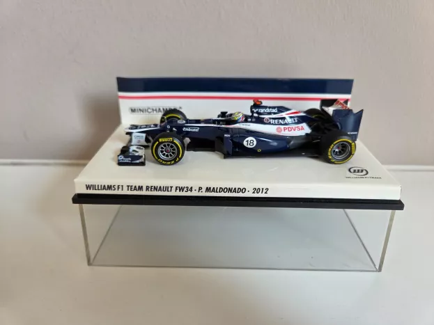 Minichamps Williams F1 Fw34 Cosworth N 18 Season 2012 Pastor Maldonado 1:43 410120018