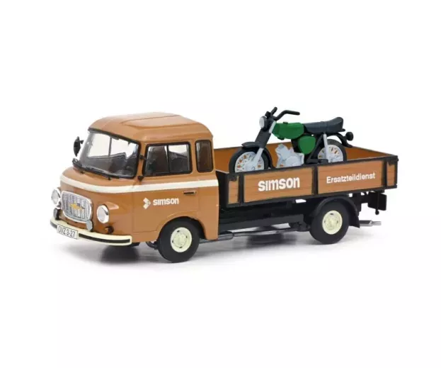 Schuco Barkas B1000 1965 + Ks50 Super Sport 1950 1:43 450367300