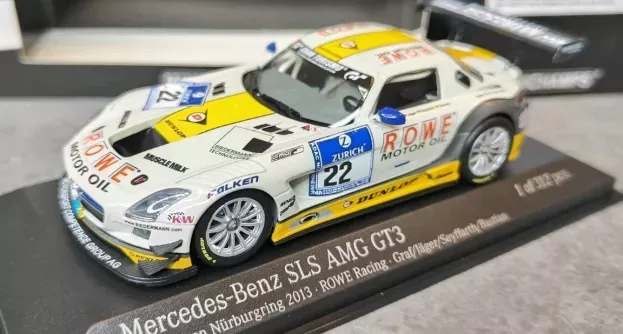 Minichamps Mercedes Sls Amg Gt3 Team Rowe Racing N 22 24h Nurburgring 2013 Graf Jager Seyffarth Bastian 1:43 410133222