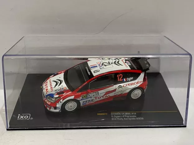 IXO Models Citroen C4 Wrc N 12 2nd Rally Acropolis 2009 S.ogier J.ingrassia 1:43 RAM377