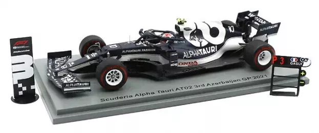 Spark Alpha Tauri F1 At02 Honda Ra620h Team Alpha Tauri N 10 3rd Azerbaijan Gp 2021 Pierre Gasly 1:43 S7668