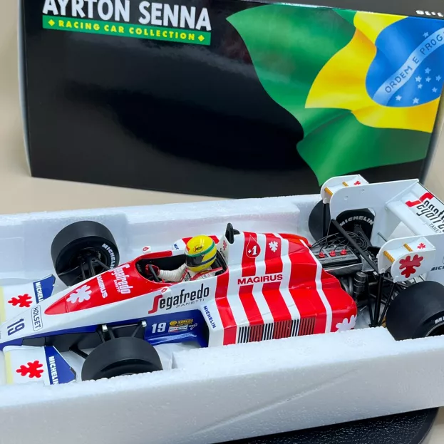 Minichamps Toleman F1 Tg184 Hart Turbo N 19 Gp Portugal 1984 Ayrton Senna 1:18 540841889