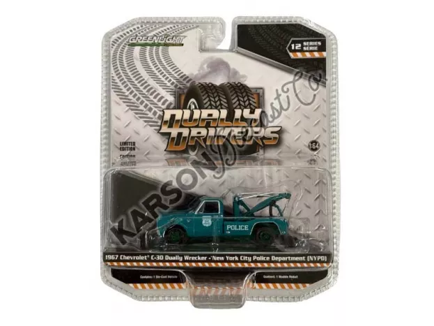 Greenlight Chevrolet C-30 New York Police Department 1967 Carro Attrezzi Wrecker Road Service 1:64 46120A