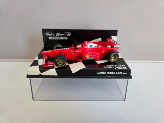 Minichamps Ferrari F1 F310b N 6 Launch Version 1997 E. Irvine 1:43 430970096