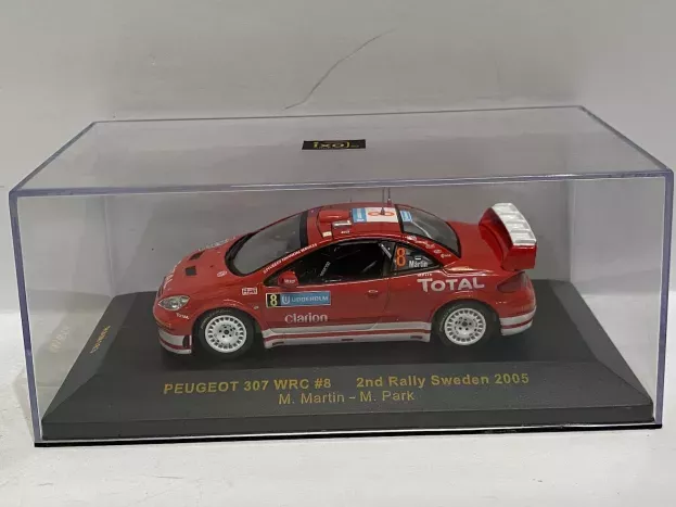 IXO Models Peugeot 307 Wrc Evo Ii N 8 2nd Rally Sweden 2005 Markko Martin 1:43 RAM183