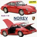 Porsche 911 Carrera 2 Type: 964 Coupe 1990-94 Red 1:18 Norev 187320