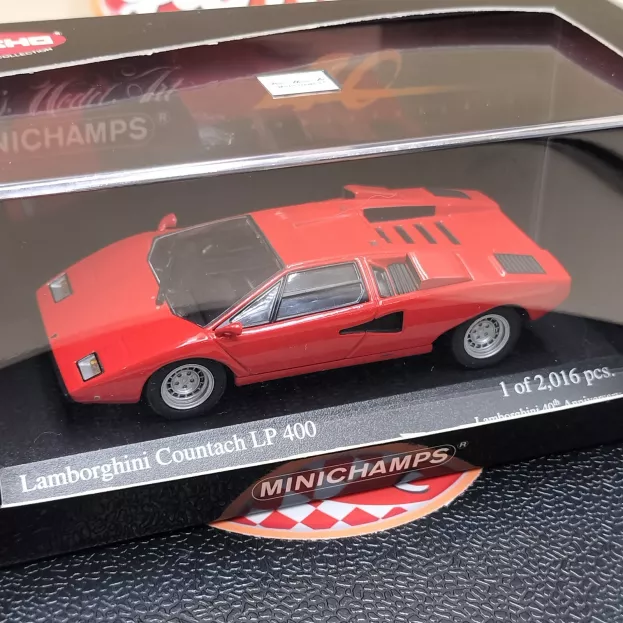 Minichamps Lamborghini Countach Lp400 1970 40th Anniversary Exclusive For Kyosho 1:43 433103104