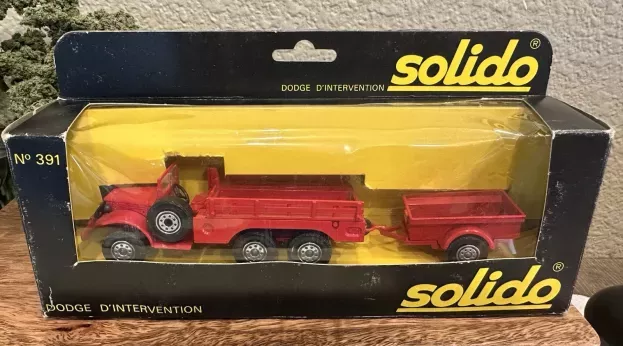 Solido Dodge Wc 6x6 D' Intervention Truck With Trailer 1941 Vigile Del Fuoco 1:50 391