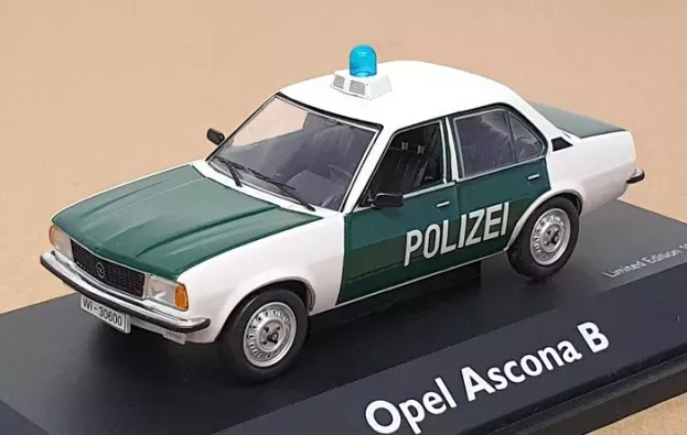 Schuco Opel Ascona Polizei police 1:43 3294