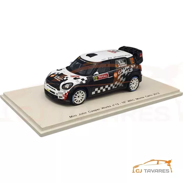 Spark Mini John Cooper Works Wrc N 12 10th Rally Montecarlo 2012 A.araujo M.ramalho 1:43 S3351