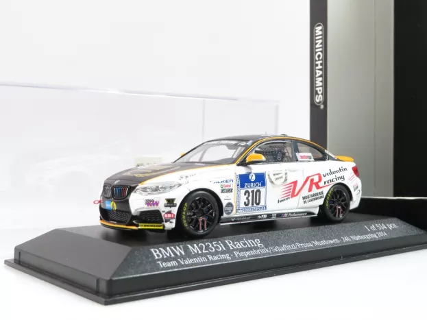 Minichamps Bmw 2-series M 235i Team Valentin Racing N 310 24h Nurburgring 2014 Piepenbrink Schaflitzl Prusa Munhowen 1:43 437142410