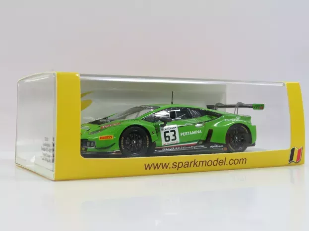 Spark Lamborghini Huracan Gt3 Team Grasser Racing N 63 24h Spa 2015 G.venturini A.zaugg M.bortolotti 1:43 SB283