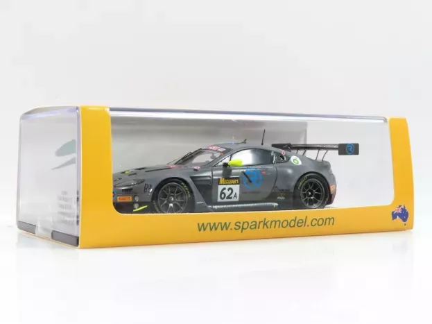 Spark Aston Martin Vantage Gt3 Team R-motorsport N 62 2nd Bathurst 2019 J.dennis M.vaxiviere M.kirchhofen 1:43 AS034