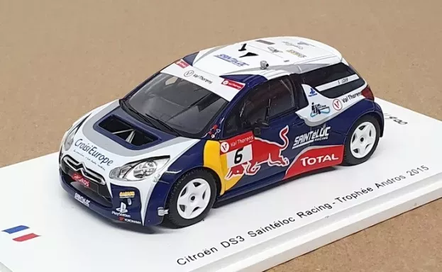 Spark Citroen Ds3 Team Sainteloc Racing N 6 Rallycross Trophee Andros 2015 S.loeb 1:43 SF085