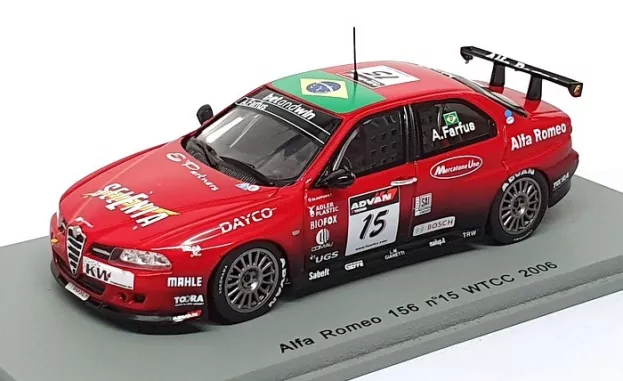 Spark Alfa Romeo 156 N 15 Wtcc 2006 A.farfus 1:43 S0476