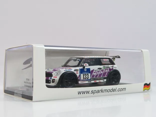 Spark Mini Cooper Jcw N 133 24h Nurburgring 2014 R.zensen J.bretschneider C.peters L.wilms 1:43 SG144