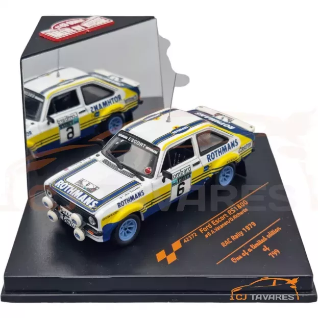 Vitesse Ford Escort Rs1800 N 6 Rally Rac Lombard 1979 A.vatanen D.richards 1:43 42372