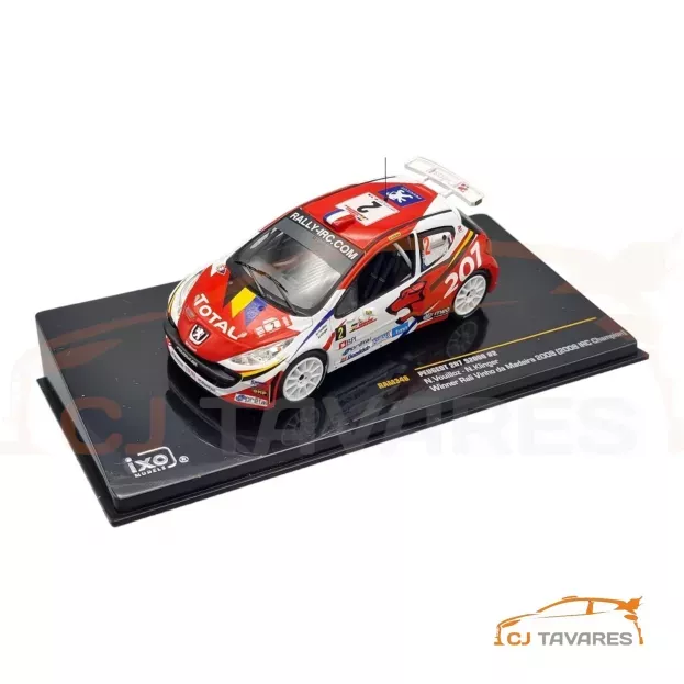 IXO Models Peugeot 207 S2000 N 2 Winner Rally Madeira 2008 N.klinger N.vouilloz 1:43 RAM348