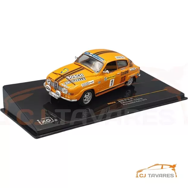 IXO Models Saab 96 N 1 2nd Rally Sweden 1975 H.sylvan S.blomqvist 1:43 RAC234