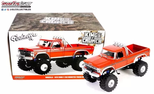 Greenlight Ford F-250 Monster Truck Godzilla 1974 1:18 13646