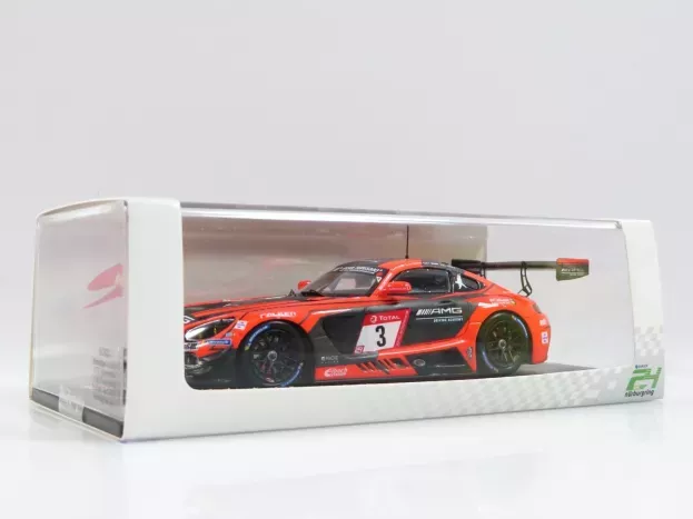 Spark Mercedes Gt3 Amg Team Black Falcon N 3 2nd 24h Nurburgring 2019 M.buck H.haupt T.jager L.stolz 1:43 SG522