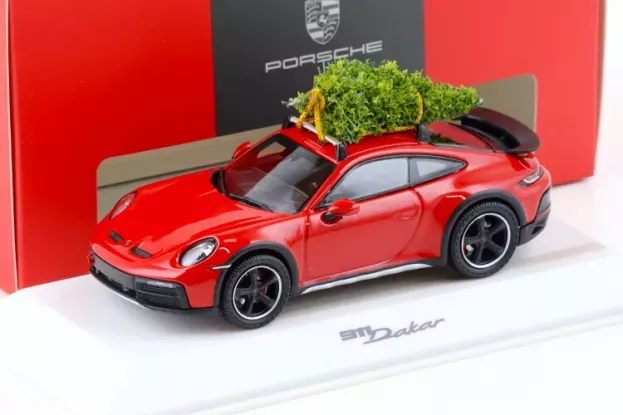 Spark Porsche 911 992 Coupe Dakar Christmas Edition 2023 1:43 WAP0200020RXMS
