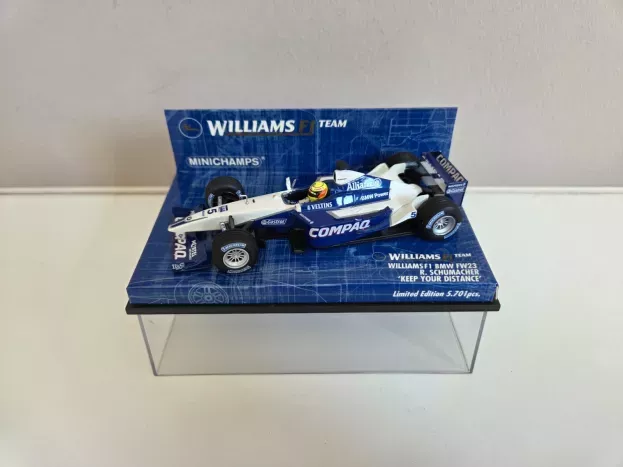 Minichamps Williams F1 Bmw Fw23 N 5 2001 R.schumacher Keep Your Distance! 1:43 400010125