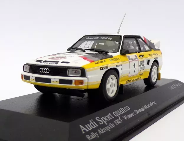 Minichamps Audi Quattro Sport Rally Acropolis N 1 1985 Blomquist 1:43 851201