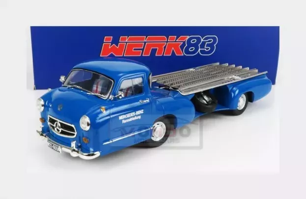 Werk83 Mercedes Truck Racing Car Transporter Rennabteilung 1955 1:18 W1801701