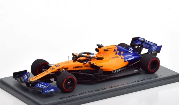 Spark Mclaren F1 Mcl34 Team Mclaren F1 N 55 Australian Gp 2019 C.sainz Jr 1:43 S6082
