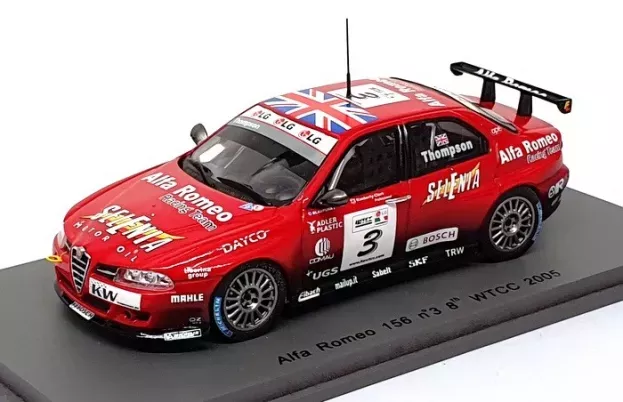 Spark Alfa Romeo 156 N 3 Wtcc 2005 Thompson 1:43 S0473