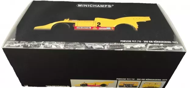 Minichamps Porsche 917 10 Team Bosch N 2 Winner Eifelrennen Nurburgring Interserie 1973 W.kauhsen 1:18 100736102