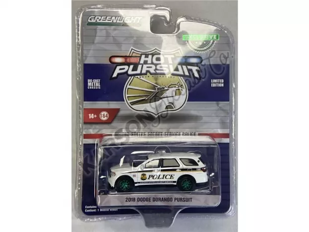 Greenlight Dodge Durango Pursuit Police 2018 1:64 43015E