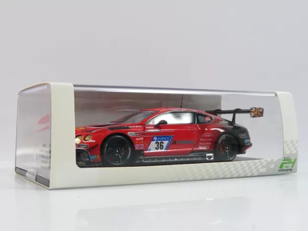 Spark Bentley Continental Gt3 Team Bentley Abt N 36 24h Nurburgring 2017 S.kane G.smith M.soulet 1:43 SG309